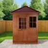outdoor traditional sauna